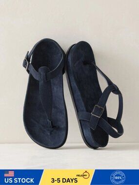 Haven Well Within Suede Thong Sandals With Nightfall Color